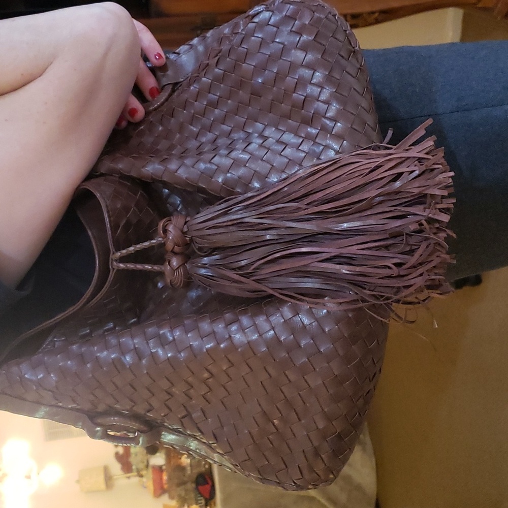 Calonge brown leather pocketbook